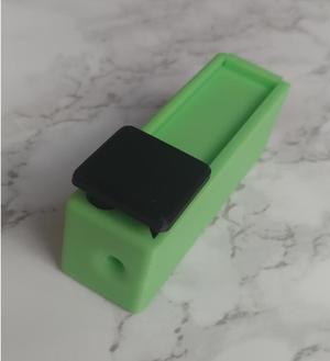 Filament cutter 1.75mm w/ compartment and rounded full button