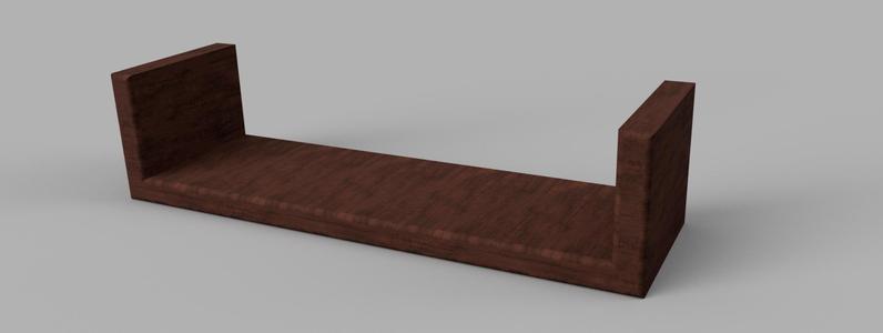 Hiding storage in shelf