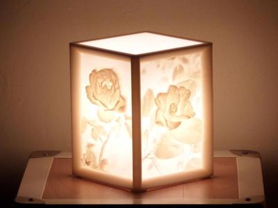 More-Than-a-Lithophane Camellia & Rose Lamp