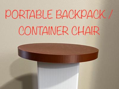 Portable Backpack/Container Chair