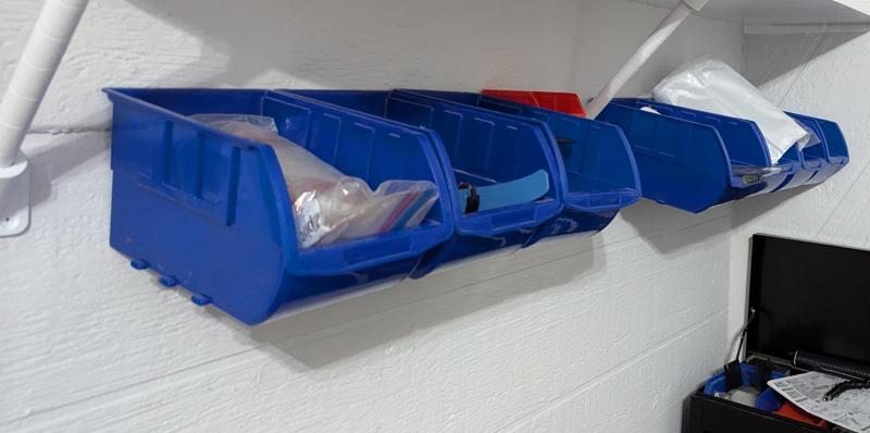 Parts Bin Wall mount Organizer