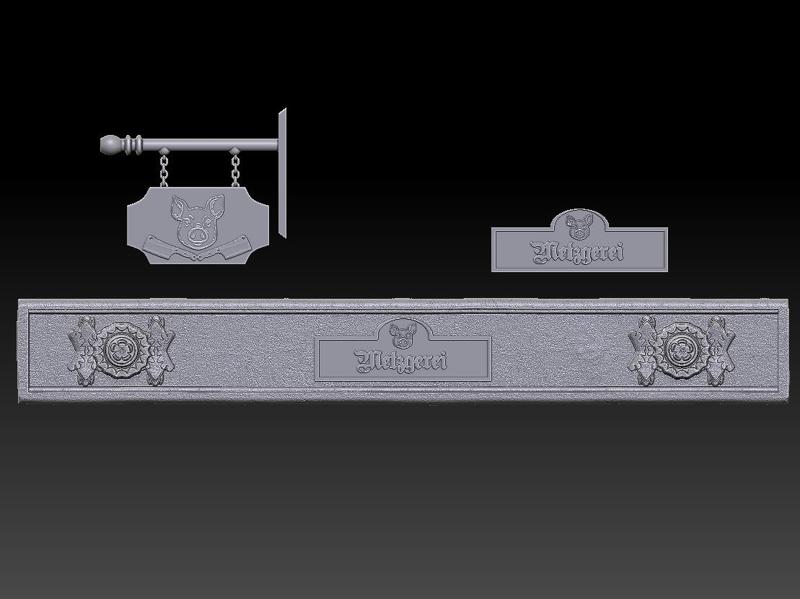 Butcher shop sign board 1_35