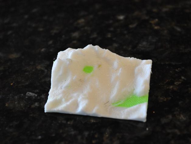 Mt Hoffman topo print