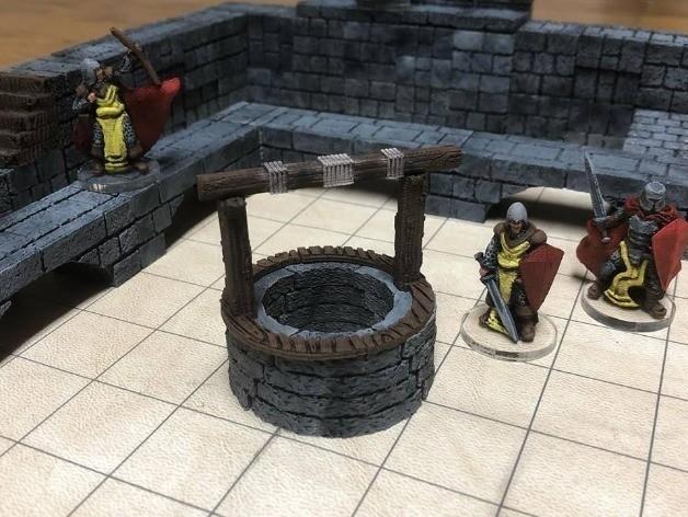ScatterBlocks: Village Well (28mm/Heroic scale)