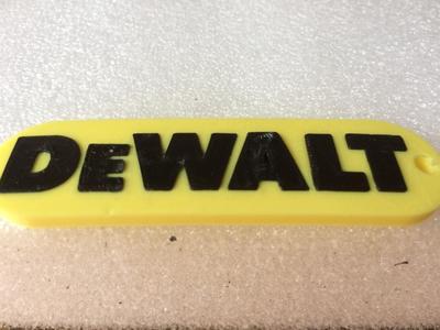 Dewalt Key Tag
