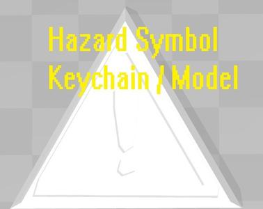 Hazard Symbol / Keychain