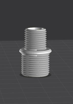 14mm CCW to 11mm CW Airsoft Thread Adapter