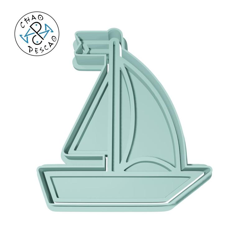 Sailboat - Summer (no 7) - Cookie Cutter - Fondant - Polymer Clay
