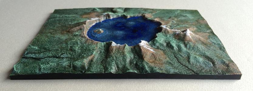 Crater Lake, Oregon - with lake-bed