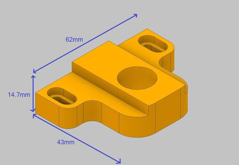 TEVO Tarantula Oldham Couplar for 3-Wheel X Brackets