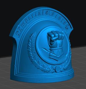 IF champion shoulder pads for SM2 style 1/18 scale