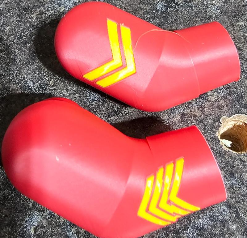 Brick Mountie arms with ranks