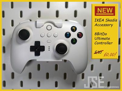 IKEA Skadis Holder 8BitDo Ultimate