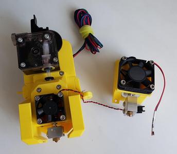 Modular Extruder for Prusa-Style Printers with E3D Titan or BondTech BMG and UnitedPro Fan