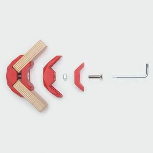 90° connector for MDF, melamine, multi-laminate and phenolic 18 mm furniture.