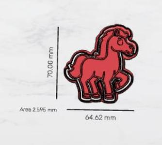 horse 1 cutter and stamp