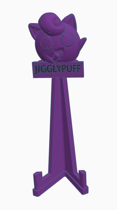 JigglyPuff Pokemon card stand