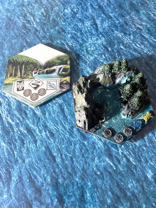 Loseta Isla 3D Rio - Robinson Crusoe: Adventures on the cursed island - board game lucified