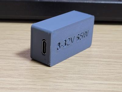 Ventilated case for CKCS U1E 65w PD board DC jack