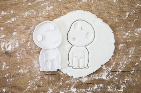 Kodama cookie cutter, kodama princess mononoke cookies, bosc spirit cookies, mononoke cookie cutters, princess mononoke clay pin