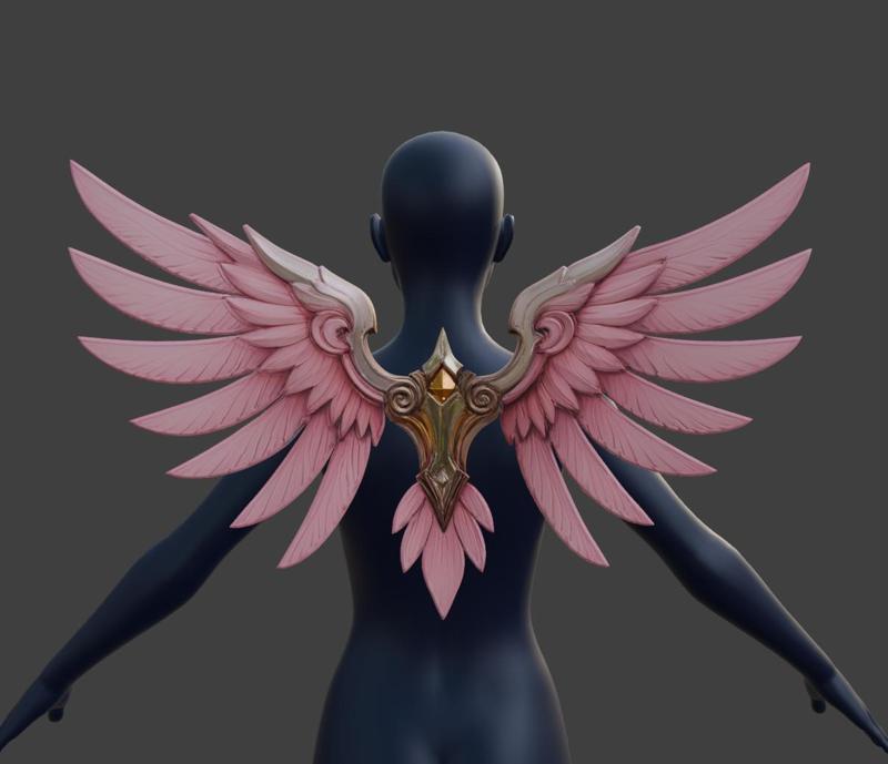 Mercy Pink Wings Variation