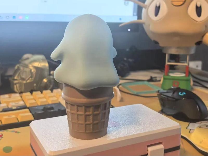 Ao Bing car-mounted ice cream ornament, scalable, change the color and it becomes Nezha~