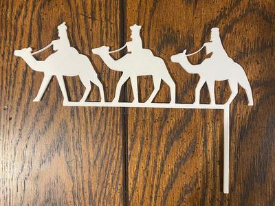 Door Header Wisemen, Part 2 of 2 Nativity Set