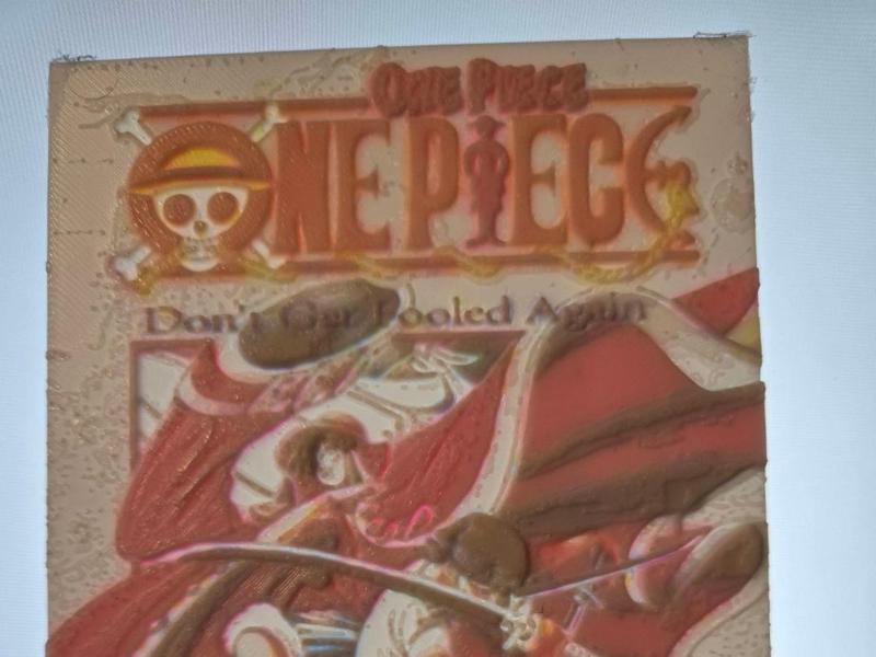 One Piece V3 Cover Lithopane