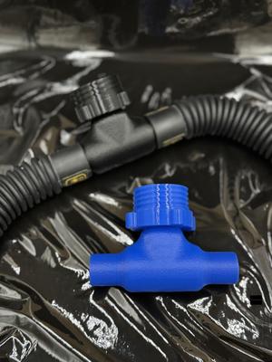 T-connector + rotary adapter - gas mask