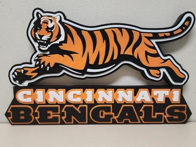 Cincinnati Bengals Wall Display