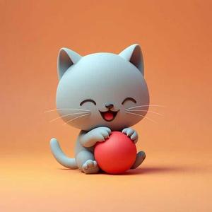 😺 Kitty's Playful Ball