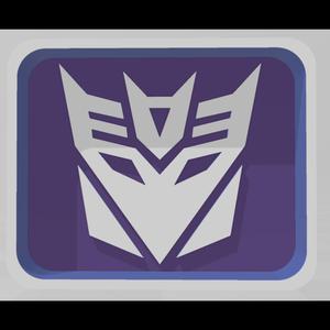 Transformers Decepticon Logo Coin Dump Tray STL File | Easy 3D Print