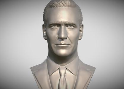 Don Draper from Mad Men bust for 3D printing