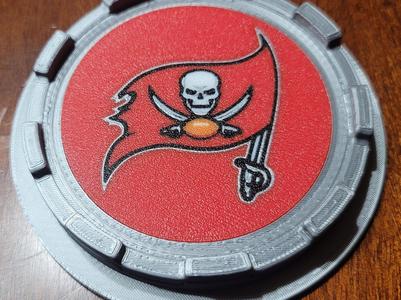 COASTER MASTER INSERT - TAMPA BAY BUCS