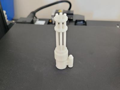 Minigun Keychain