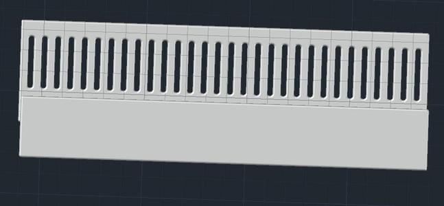 Aquarium overflow comb