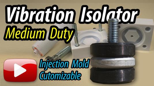 Vibration Isolator Mold - Medium Duty - Customizable