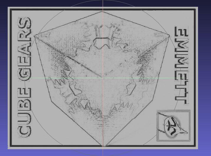 Emmett's Cube Gears Lithophane