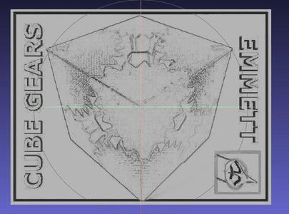Emmett's Cube Gears Lithophane