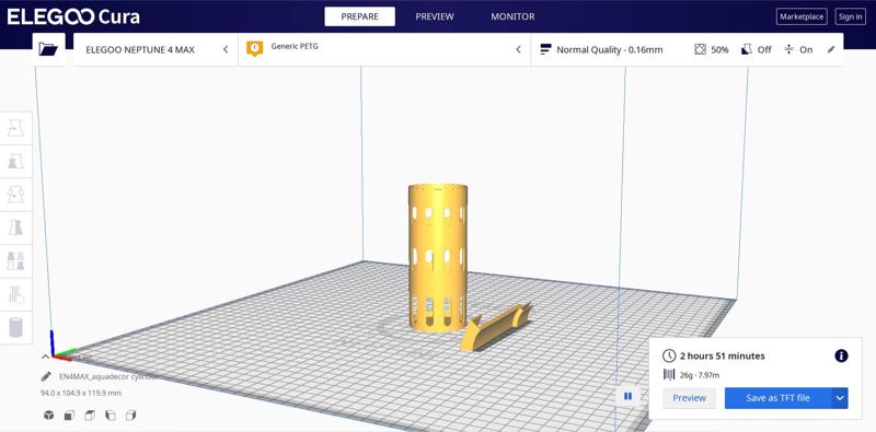 Aquarium plant pot/holder