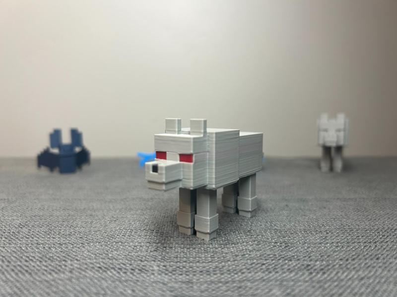 Angry wolf: Minecraft 007