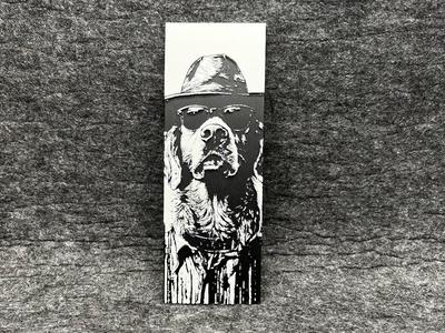 Cool Golden Retriever Bookmark