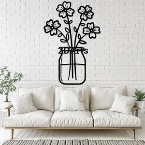 Flowers in Jar 2D Wall Art/Window Art