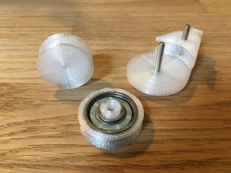 Strong Pulley for M3 metric bolts w/ bearing