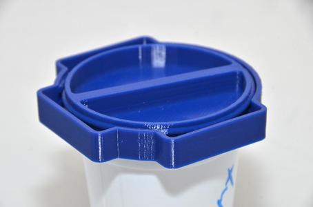 Jogurtbecher wiederverschliesser / Yogurt recloser