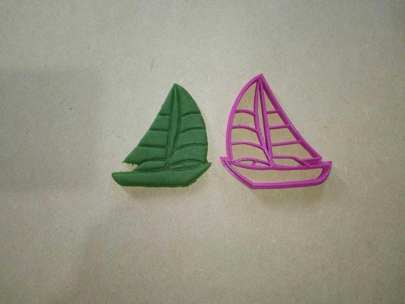 sailing boat cookie cutter, cortante de galletas barco velero