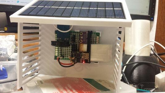 Solar weather station