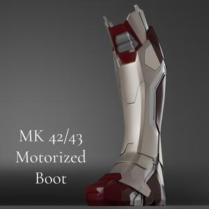 Iron Man Motorized MK 42/43 3D Printable Iron Man Boot