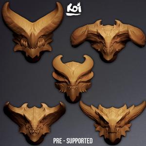 Elder Dragon - Miniature Heads