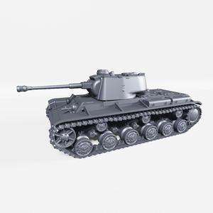 Panzer KV-1B 756(r) (KV-1 with 7.5cm KwK 40) + 3 Tankmen (Ad-Hoc, Germany, WW2)